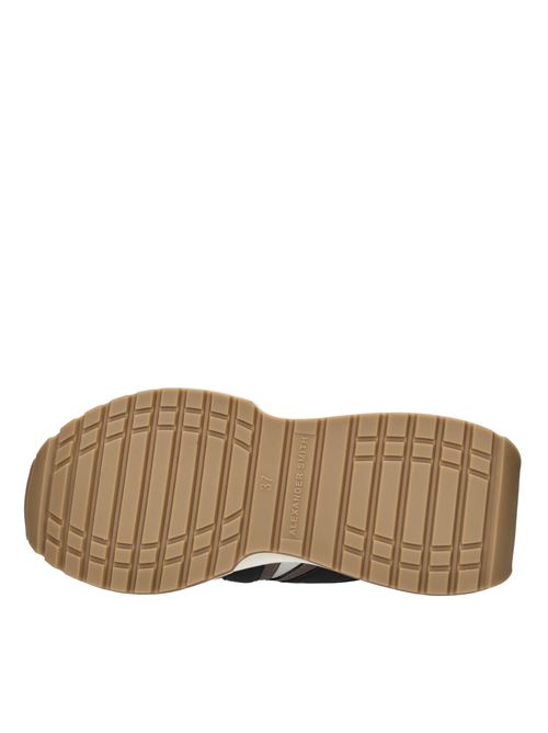 Faux leather sneakers ALEXANDER SMITH | S1D 61WLM HYDEBIANCO-BLU-CAMEL
